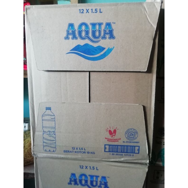 Jual Aqua 15 Liter 1 Dus 12 Botol Shopee Indonesia 1375