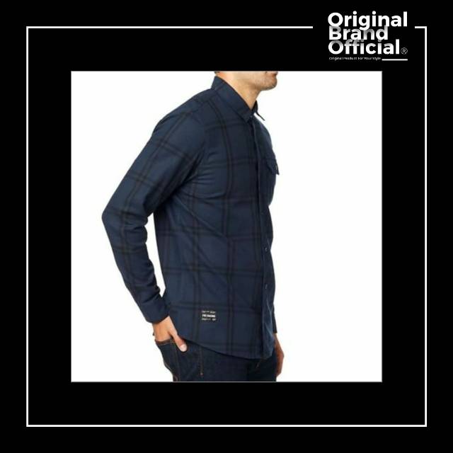 Kemeja Fox Racing Voyd 2.0 Flannel (FULL TAG) Midnight ORIGINAL BRAND