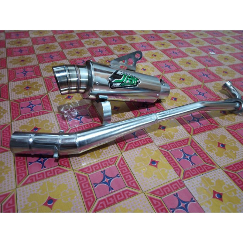 knalpot racing JRm  revo karbu /fi blade supra x 125
