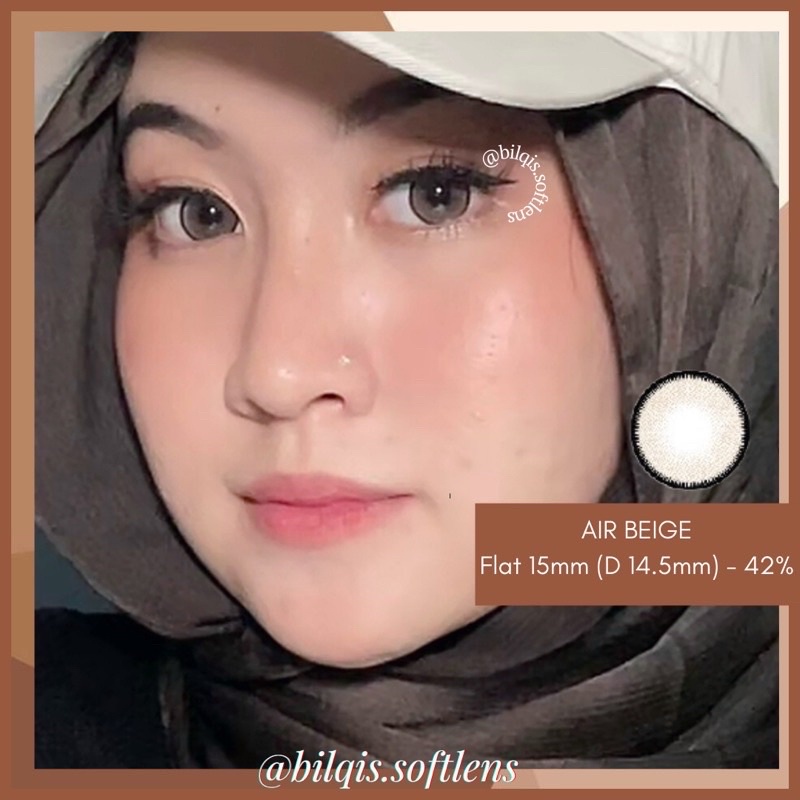 [MINUS] ELCOCO Airy Minus Charcoal Nude Beige Softlens 3.25 s/d -10.00