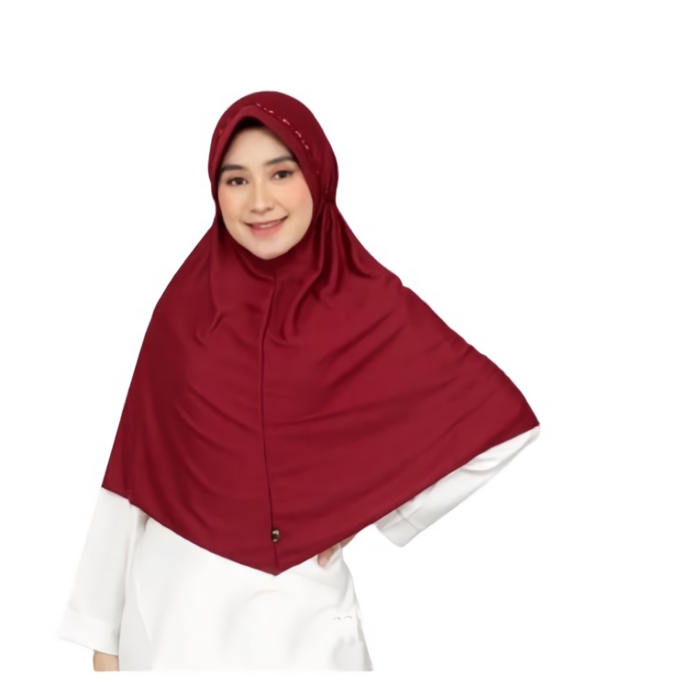 Kerudung Sekolah Serut Atas Size L,XL Hijab Anak Sekolah SD, SMP, SMA Jilbab Sekolah Pasar Hija'b