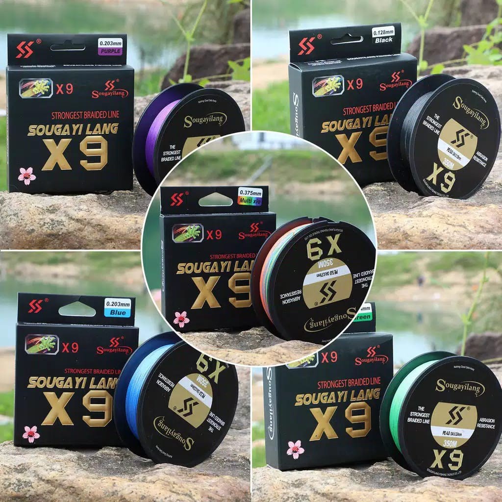 Senar Pancing PE X9 150 Meter Sougayilang Braided Fishing Line