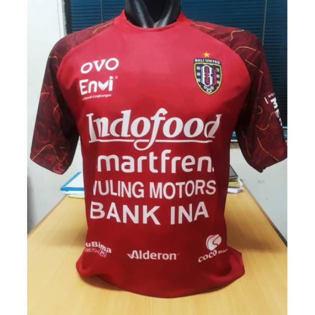 Jersey Bali united home 2020 lokal printing liga 1 | Shopee Indonesia