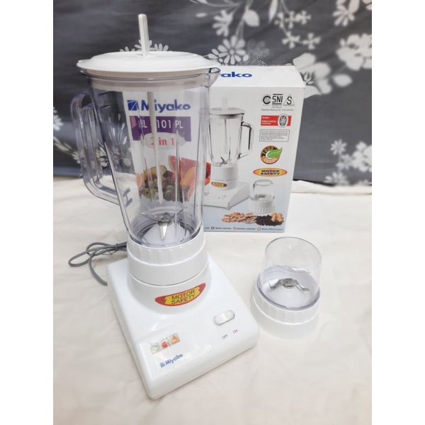 BLENDER / Pelumat 2in1 Miyako BL-101 PL Plastik GARANSI