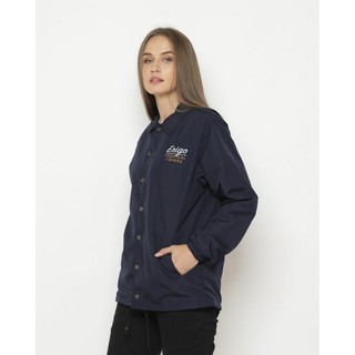  Erigo  Coach Jacket Tropical Lovers Navy Shopee Indonesia 