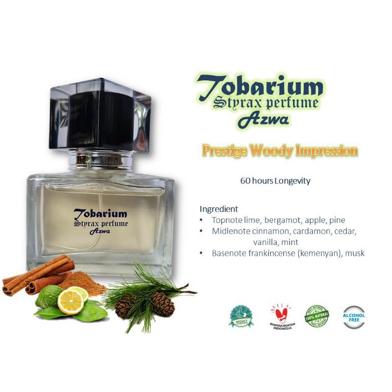 [Parfum Kemenyan Premium]  Tobarium Styrax Perfume Azwa