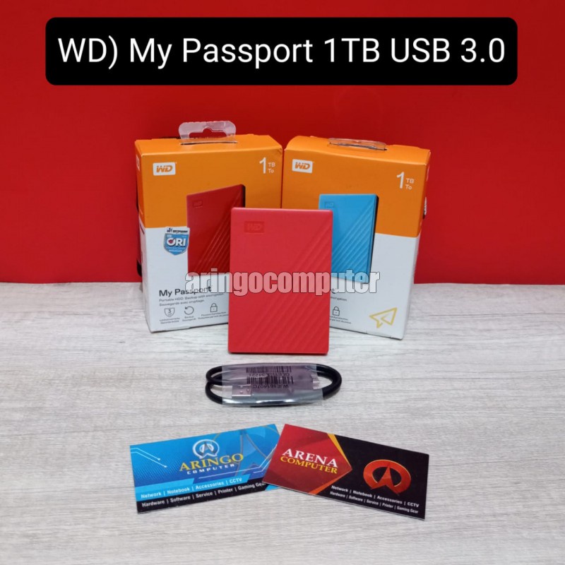 Harddisk Western Digital (WD) My Passport 1TB USB 3.0