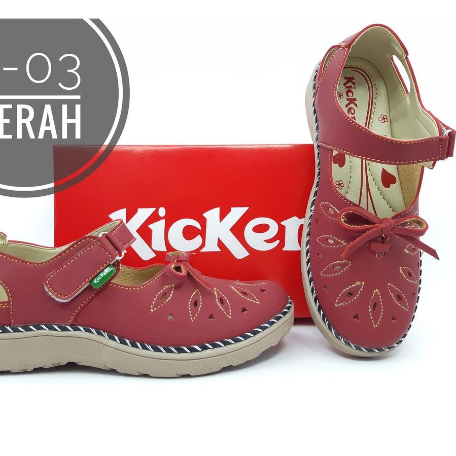 ➱ Sepatu Kickers Wanita Bahan Sintetis Kode S-03 ❁