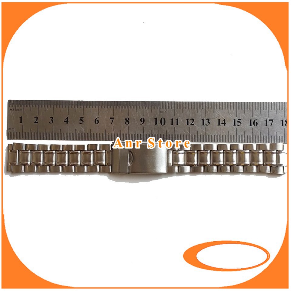 Strap Tali Jam Rante Rantai Jam Tangan Stainless Steel 18mm Universal