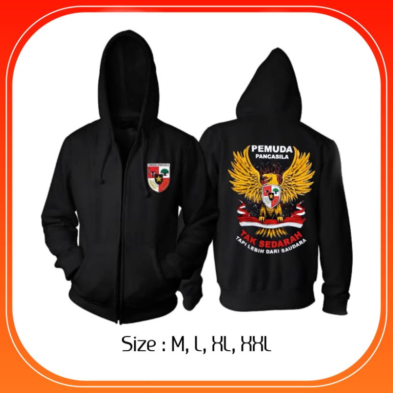 JAKET ZIPPER PEMUDA PANCASILA TAK SEDARAH