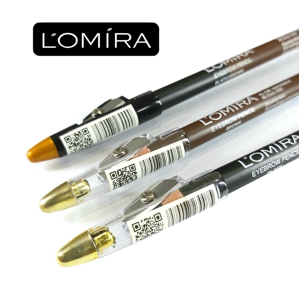 LOMIRA EYEBROW PENCIL - TERDAFTAR BPOM - PENSIL ALIS LOMIRA - PENSIL ALIS MURAH