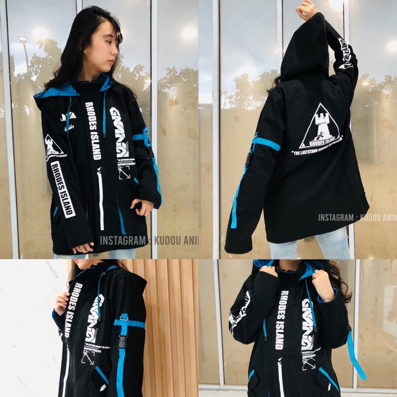 Jaket Parka Amiya Rhodes Island Arknight Doktah