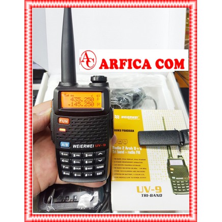 JUAL HT WEIRWEI UV 9 TRI BAND - HT WEIERWEI UV-9 ORIGINAL RESMI