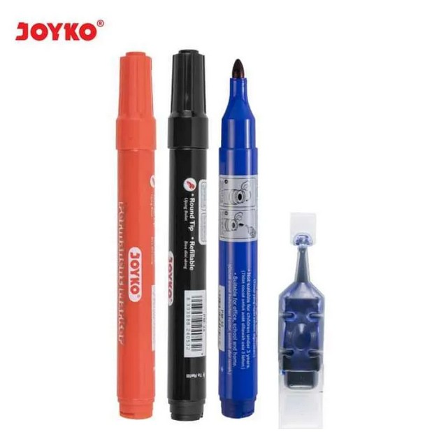 

Spidol Permanent joyko gratis refill Refillable Permanent Marker