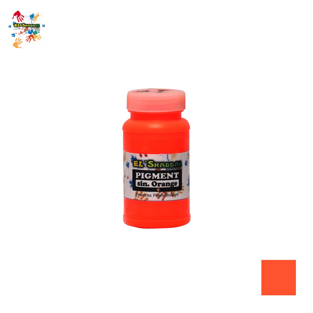 Pewarna pasta rubber pigmen orange stabilo 100gram