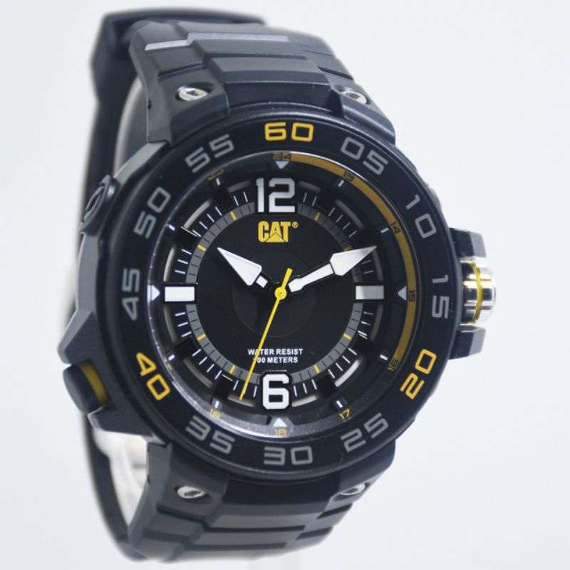 Jam tangan pria caterpillar P3,160,21,137 sport pria kedalaman 100 m garansi resmi 2 tahun original