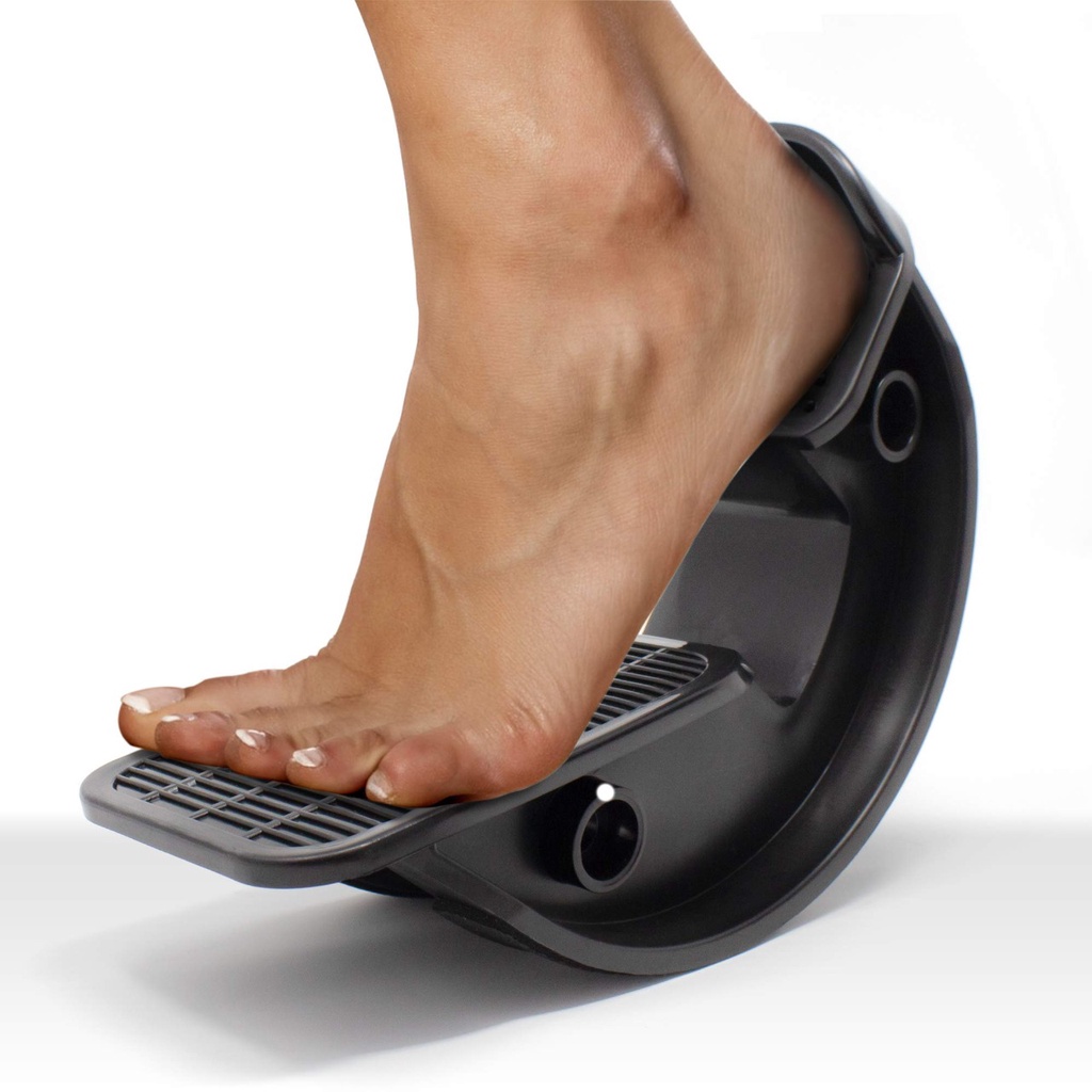 FOOT ROCKER STRETCHING KAKI CIDERA PLANTAR BETIS TERAPI OTOT PEREGANG - HITAM 1 PEDAL