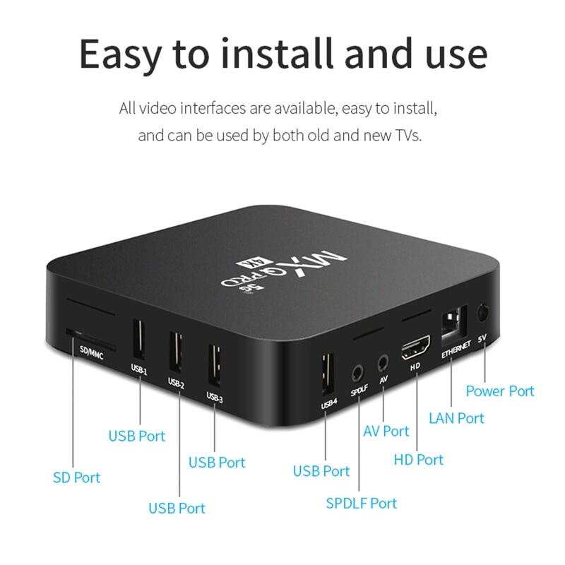 Android TV Box MXQ Pro 5G 2+16G / Smart TV 4K Ultra HD MXQ PRO 4K 5G