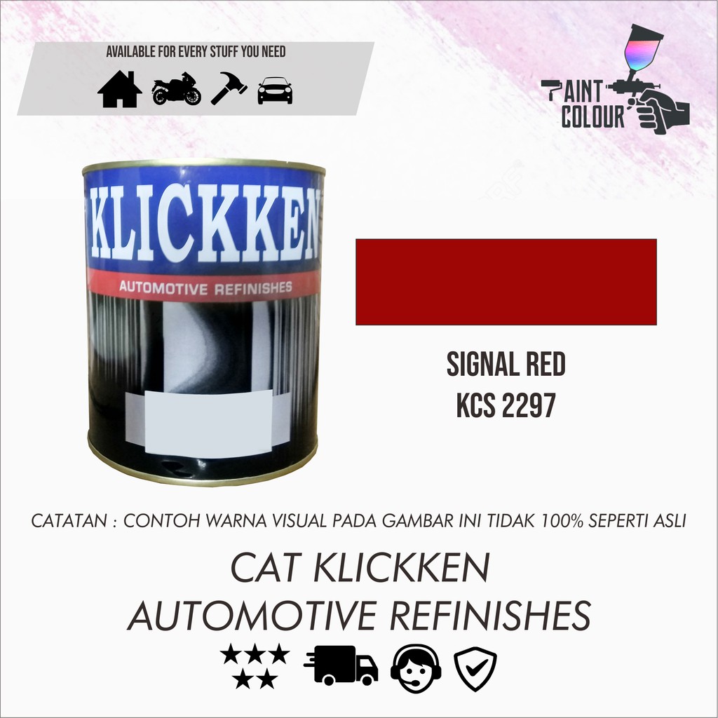 Cat Klickken Automotive Refinishes - Signal Red KCS 2297