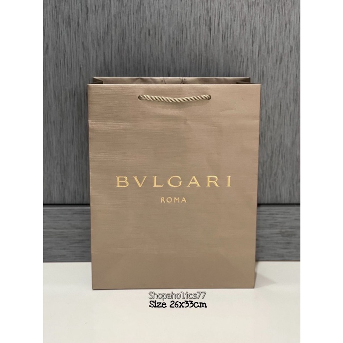 

(TERLARIS) Bvlgari paperbag M