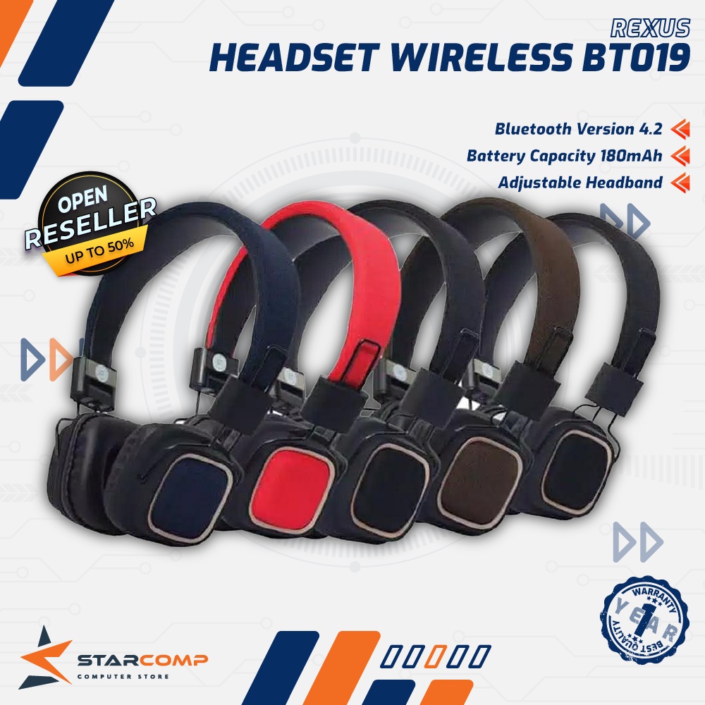 Rexus Headset Bluetooth BT019