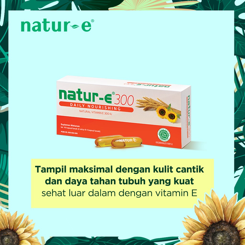 Nature 300 IU Soft capsule 16's (DANUR16S) Shopee Indonesia