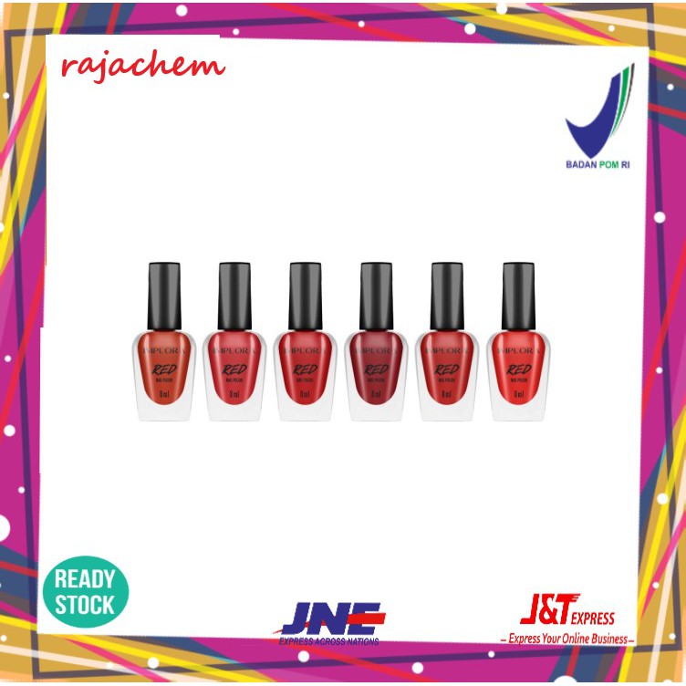 Implora Nail Polish RED 8 ml BPOM