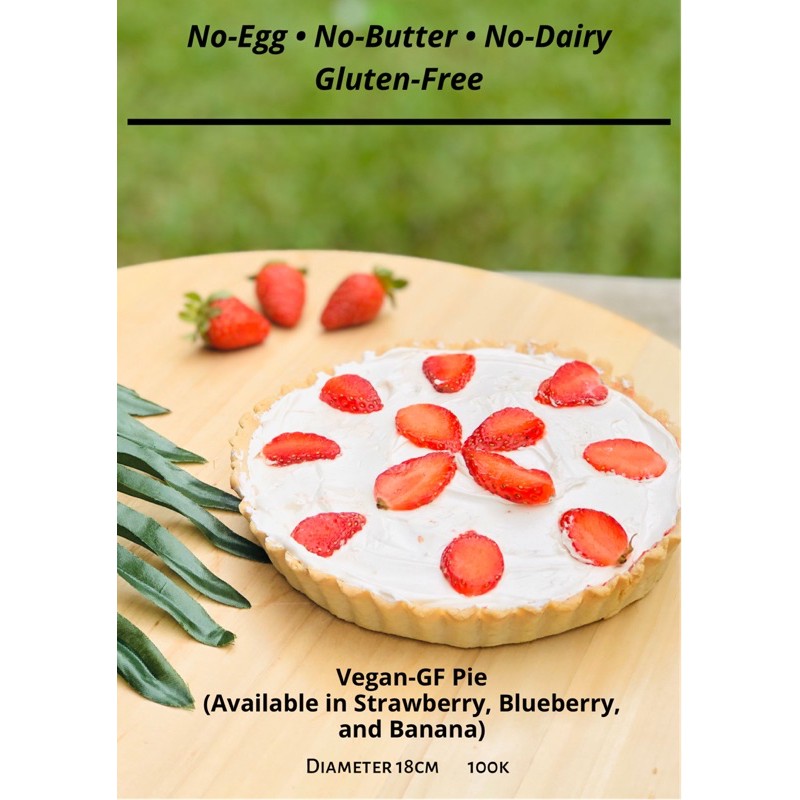 

Vegan & Gluten-Free Pie (PRE-ORDER 1-3 HARI) - WAJIB KURIR INSTAN