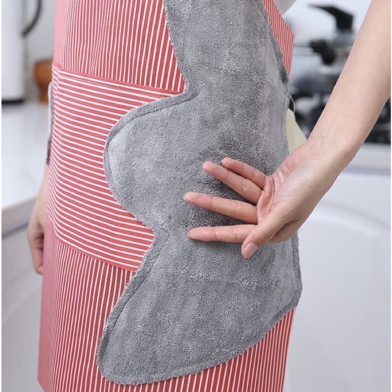 dc88 Celemek Masak Apron Dapur Anti Air Minyak bisa Lap Tangan Bahan PREMIUM