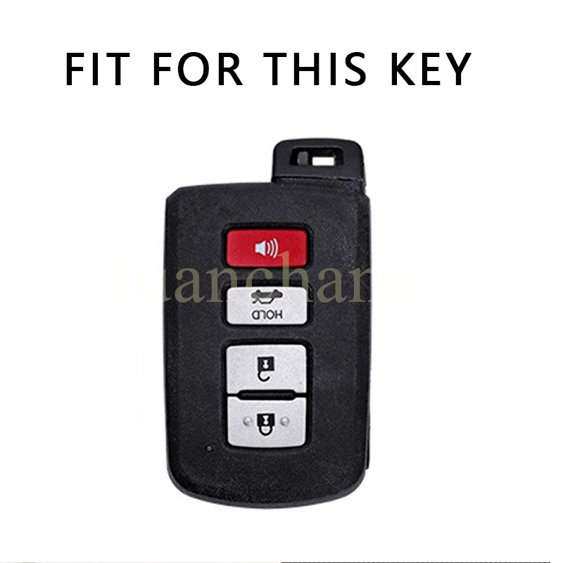 Casing Kunci Remote Mobil 4 Tombol Bahan TPU Untuk Toyota Avalon Camry Corolla RAV4 Highlander Auris CHR Land Cruiser