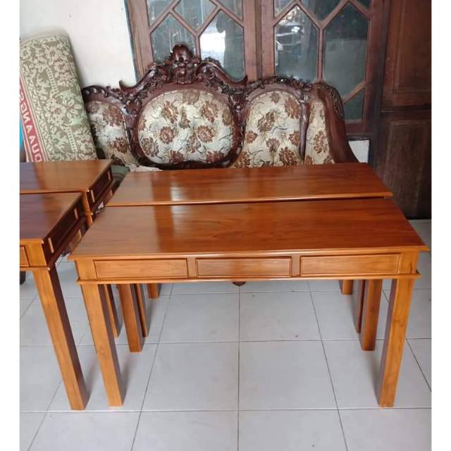 MEJA  CONSOLE JATI MINIMALIS  meja  hias  minimalis  meja  