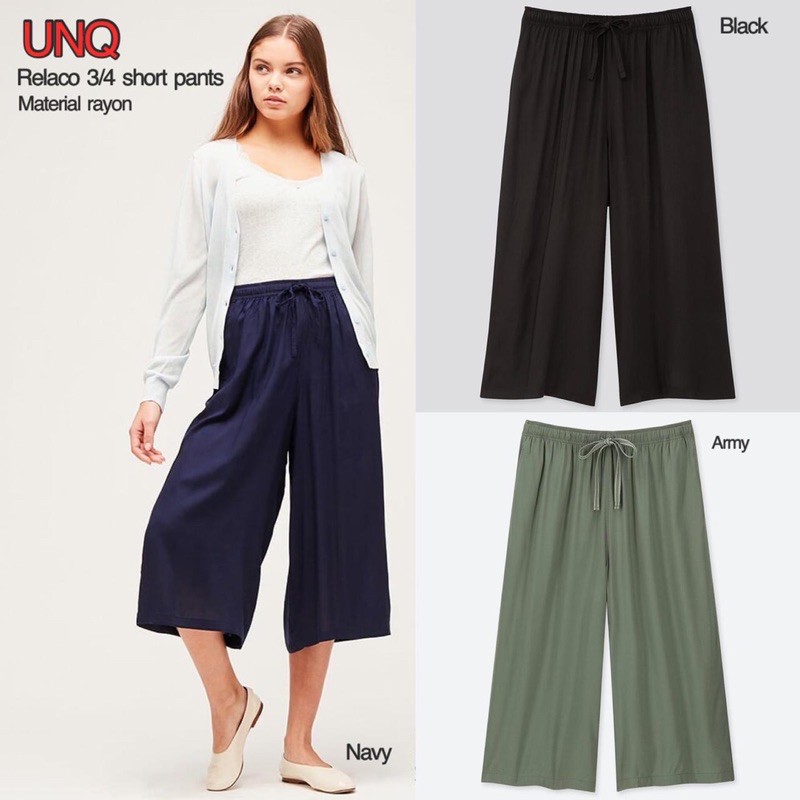 Uniqlo relaco short pants 3/4