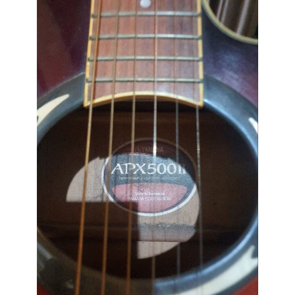 gitar akustik merk Yamaha APX 500ii original