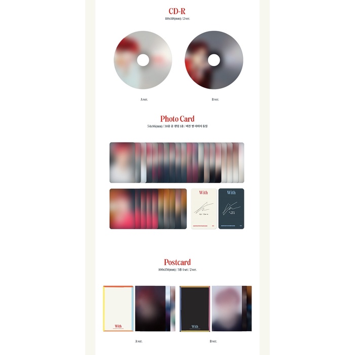 NAM WOO HYUN - 4th Mini Album WITH