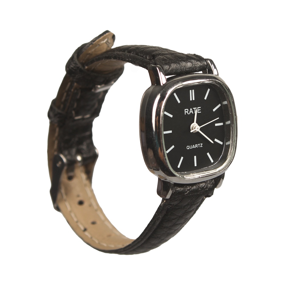 KYEOKA by Mayonette Rounded Square Jam Tangan Quartz Wanita Kulit Strap Pu Fashion Korean Style-4