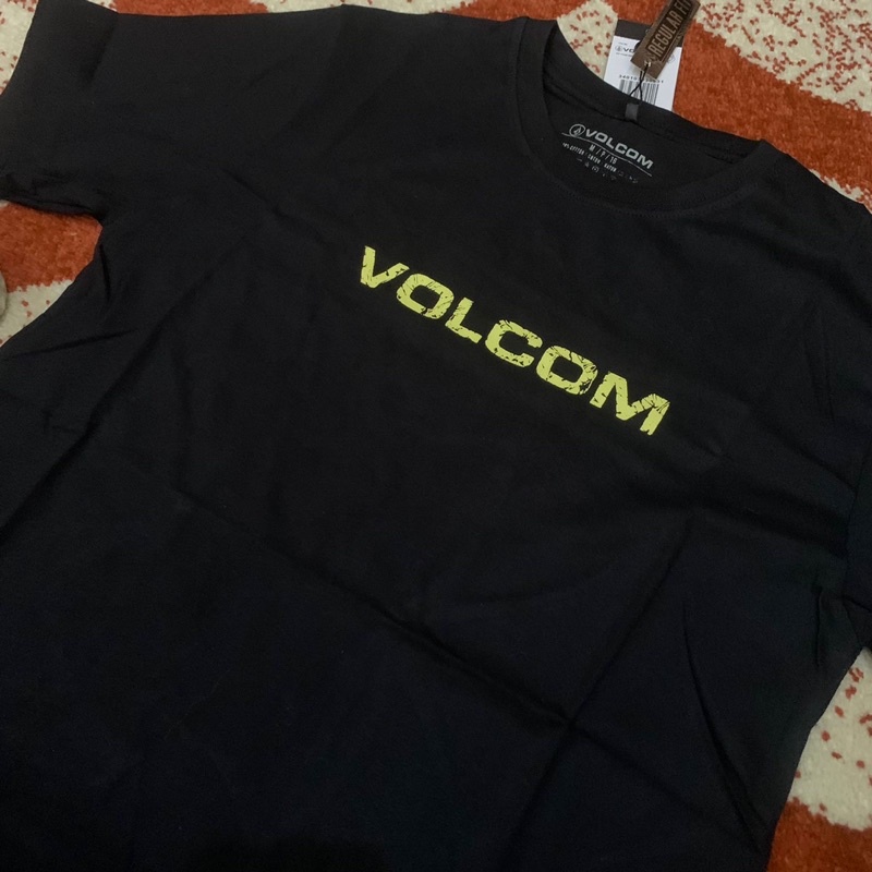 Kaos volcom euro tee black mirror sample