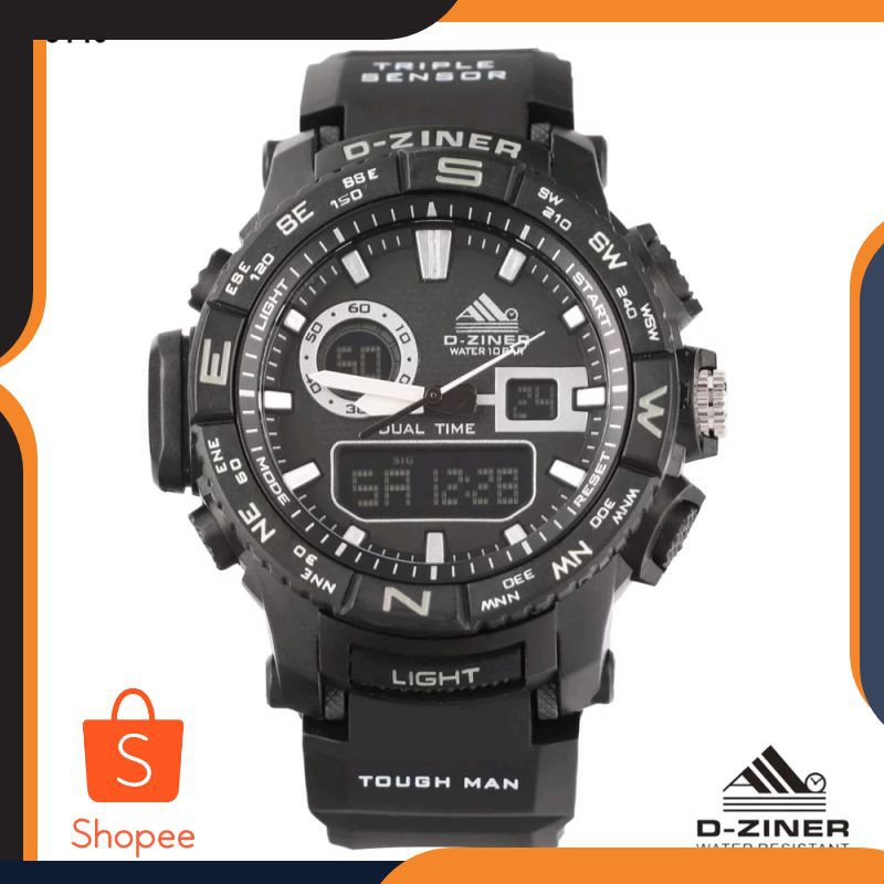Promo jam tangan pria D-ZINER 8119 Elegan