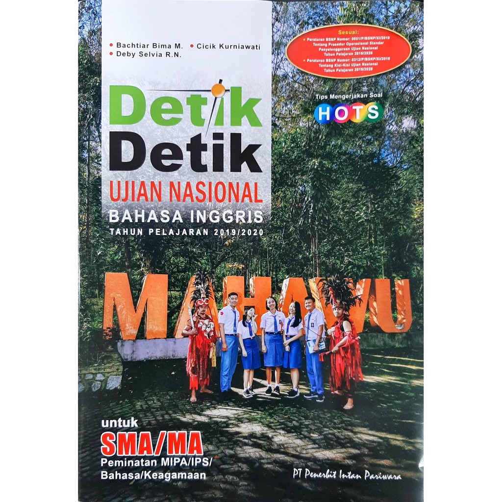 Detik Detik Un Sma 2019 Pdf Guru Galeri