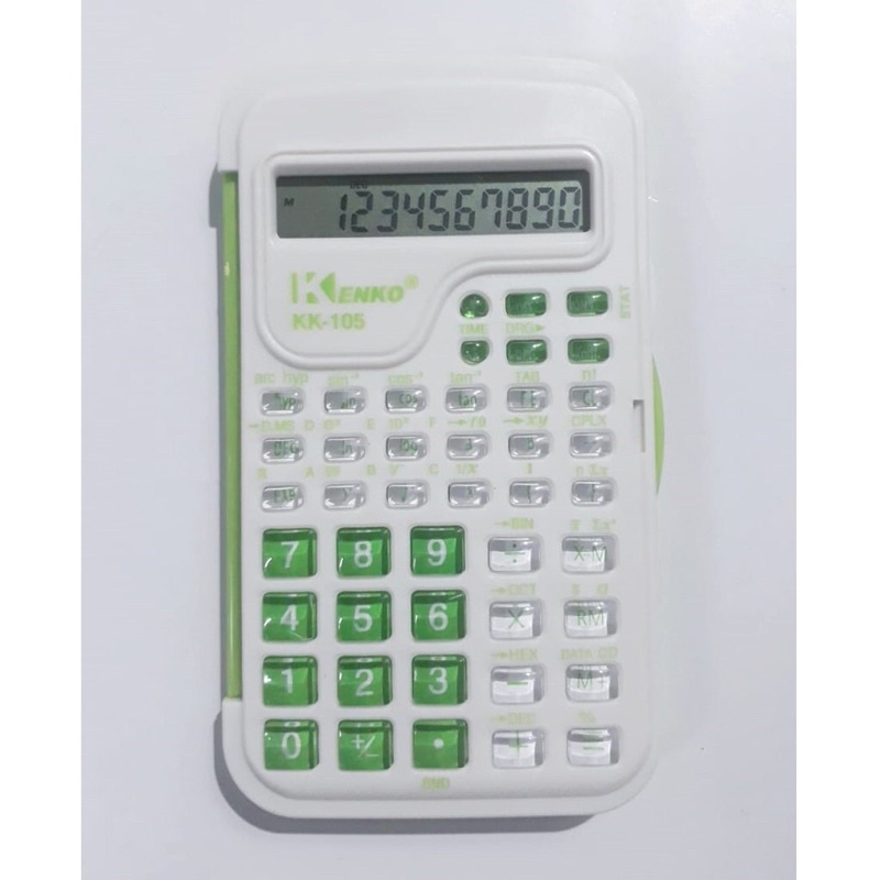

KALKULATOR KENKO KK 105 / KALKULATOR MINI / KALKULATOR POCKET / SCIENTIFIC / WARNA RANDOM