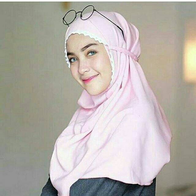 Hijab Bergo Maryam Renda Tali Al-Azhar (M) wolfis