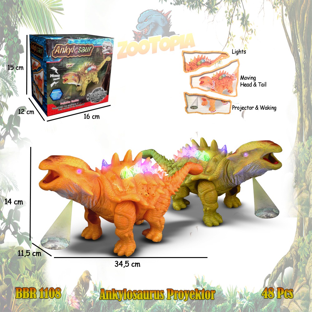Hewan Ankylosaurus BBR1108