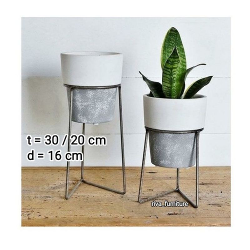 sanding pot besi/rak besi susun 3/rak besi serbaguna