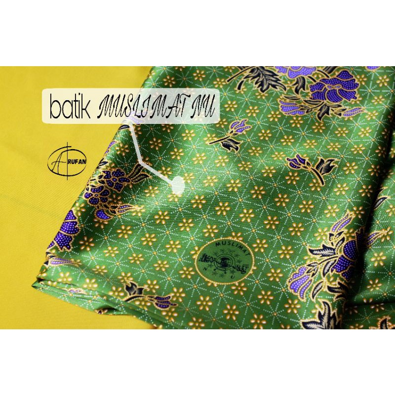 KAIN BATIK MUSLIMAT NU SEMI SUTRA