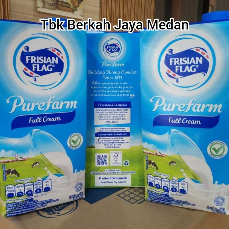 

Frisian Flag UHT Plain 900ml/Susu Segar Bendera/Milk Full Cream Frisian Flag