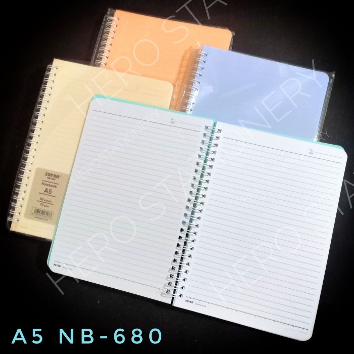 

Hari Ini Buku Agenda Notebook Notes Bergaris Joyko A5 60 Halaman Nb-680 Berkualitas