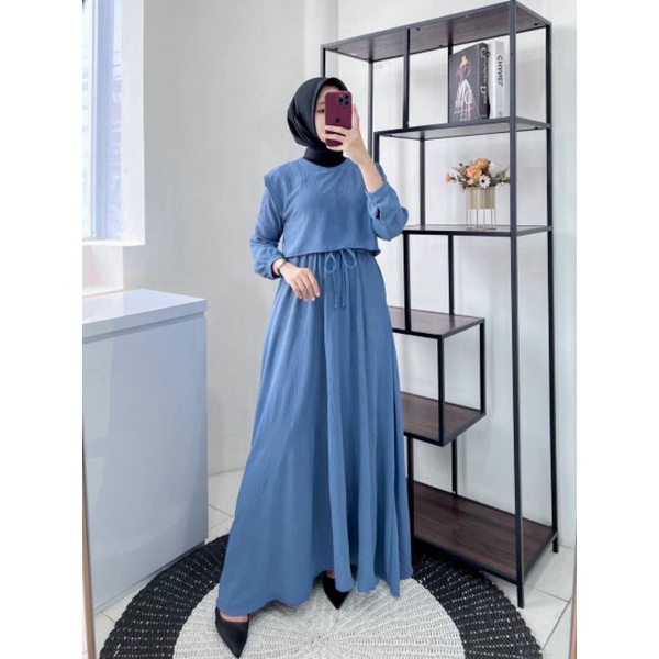 GLENCA MAXI LD 100cm / Dress Polos Busui kekinian