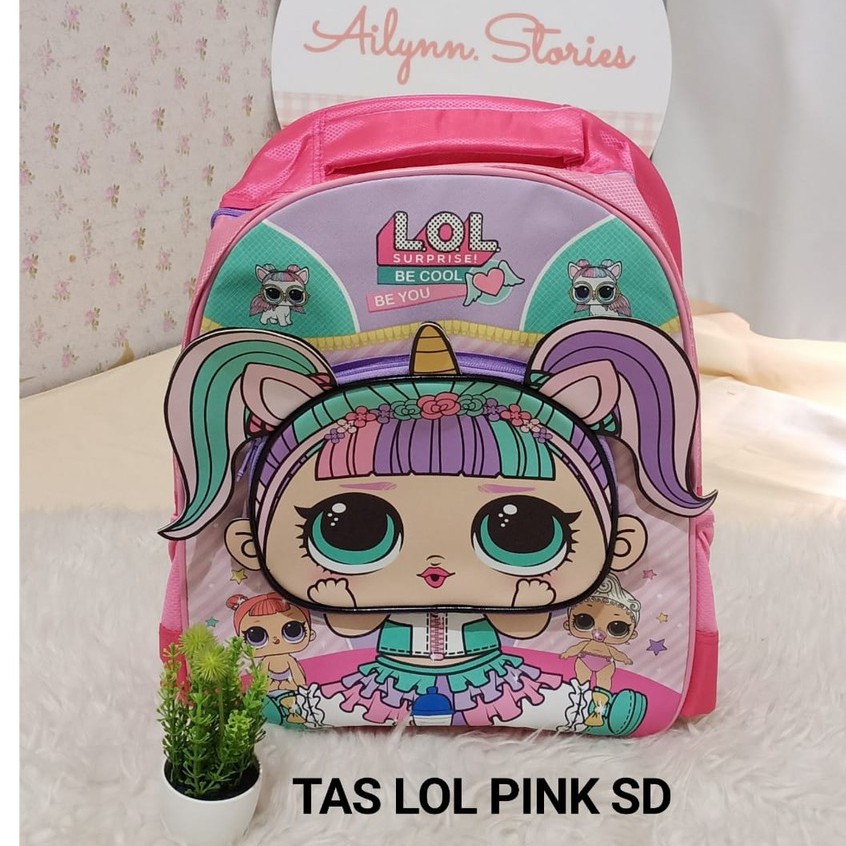 AS Tas Ransel Sekolah L.O.L Anak Ukuran SD dan TK