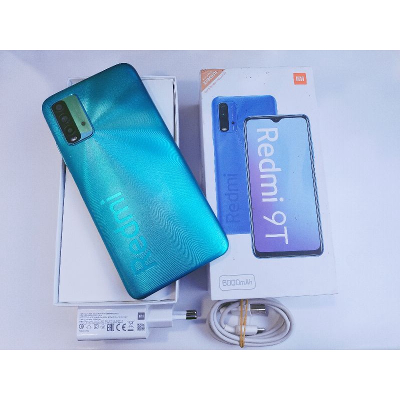 SECOND XIAOMI REDMI 9T RAM 4GB ROM 64GB FULLSET NO MINUS