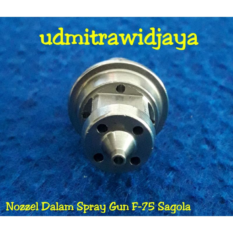 Nozzle nepel spray gun F75 Tipe F75 cocok untuk part pengganti spray gun merk Meiji F75, Sagola F75, Kentaro F75, Wipro F75,