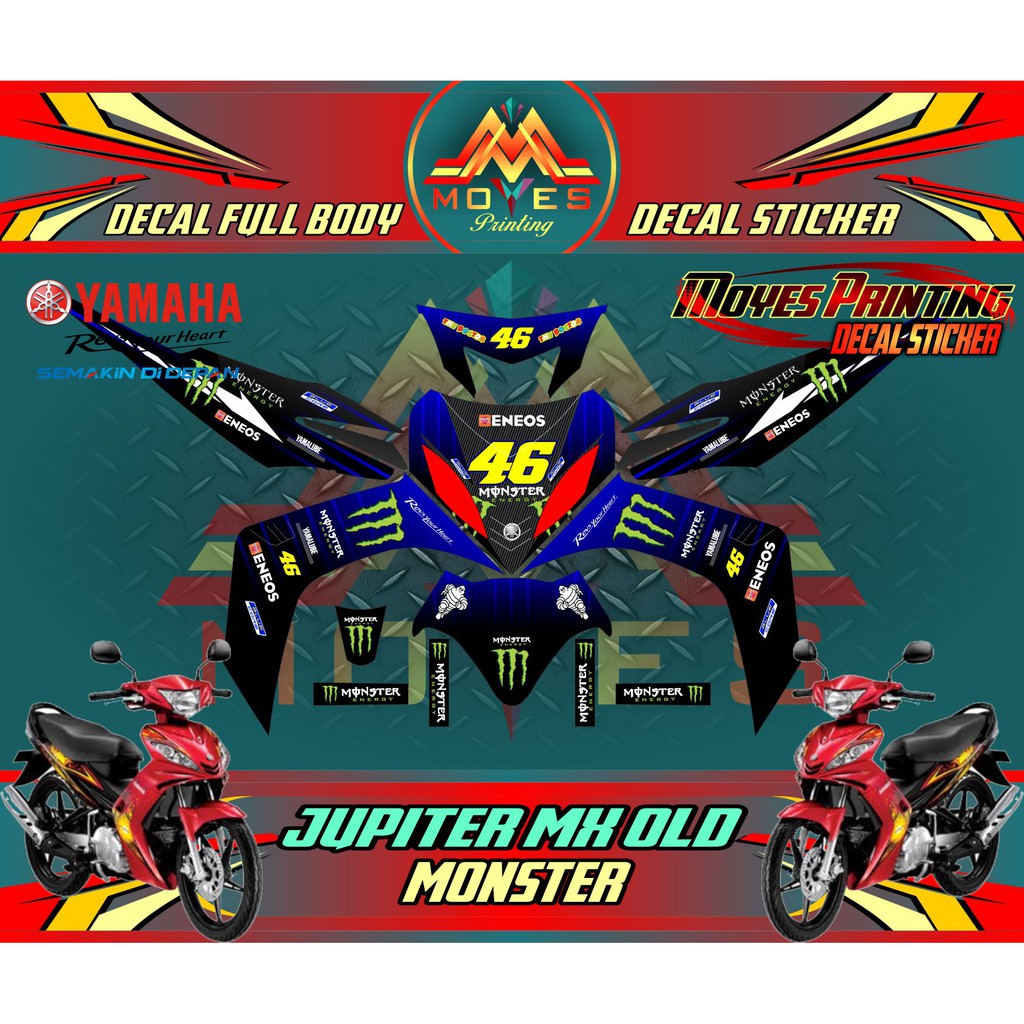 Jual Stiker Jupiter Mx Decal Mx 135 Sticker Jupiter Mx 135